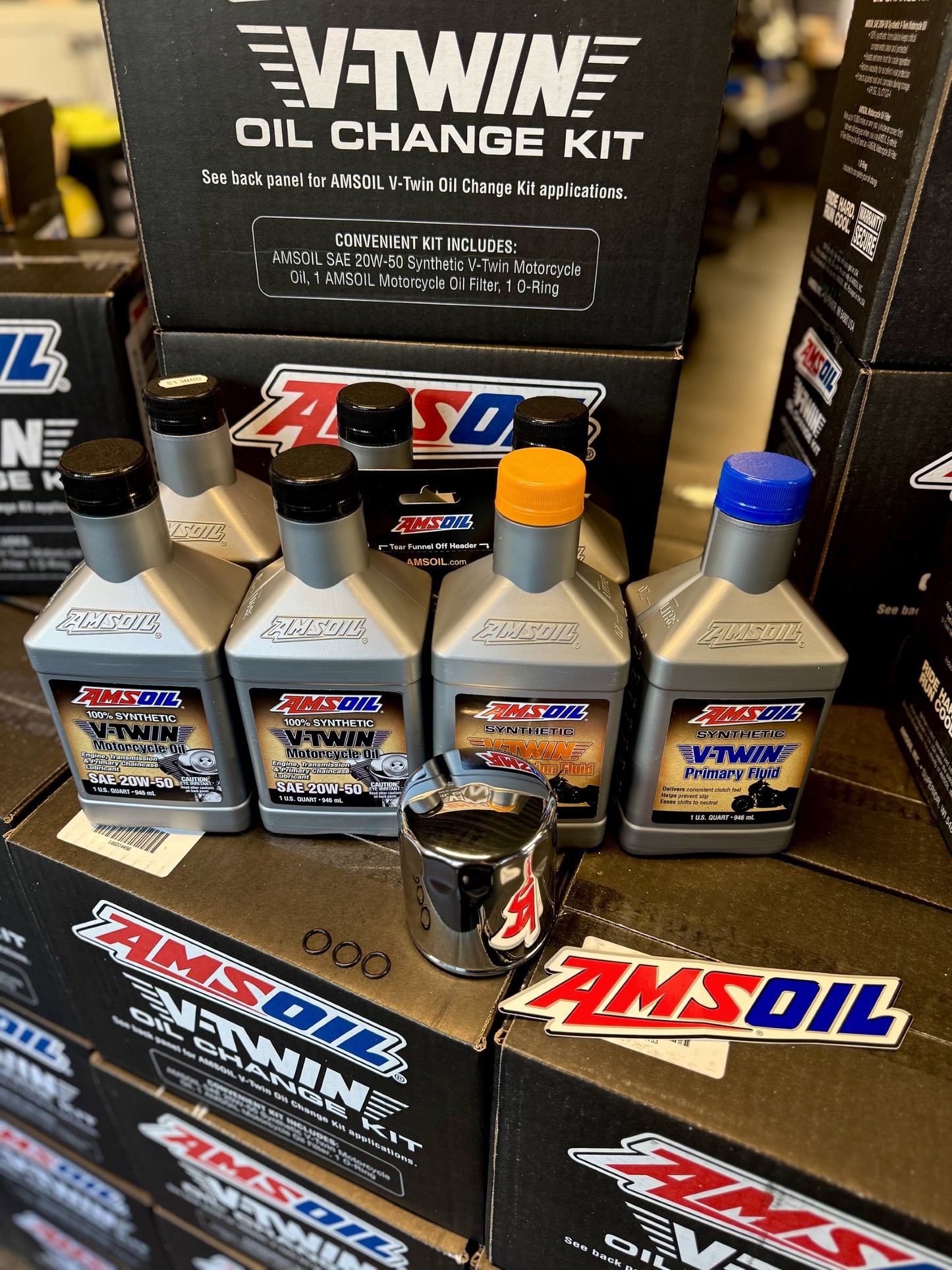 Amsoil 3-Huls Servicekit - Krom Filter, 2017-2025