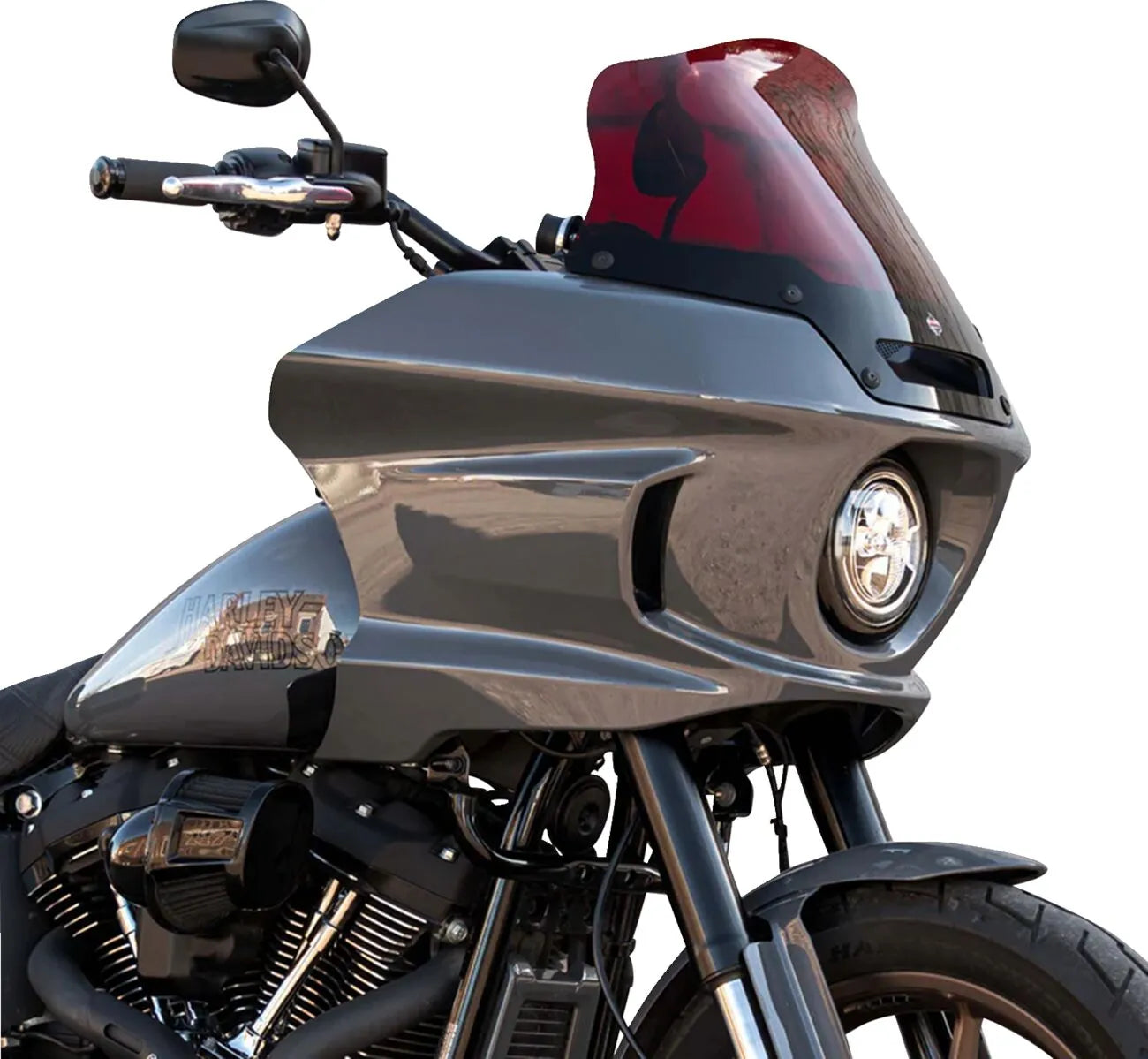 Klock Werks Flare™ Windshield 8" Rød