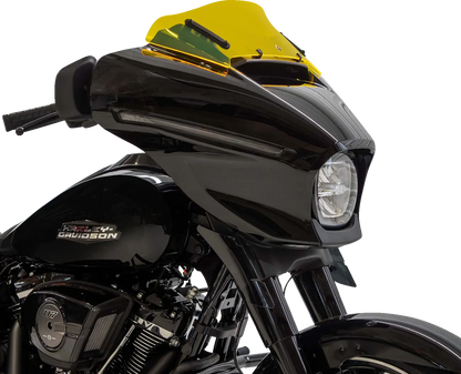 KLOCK WERKS FLH 2023+ Flare Windshield, 6.5" – Yellow Ice