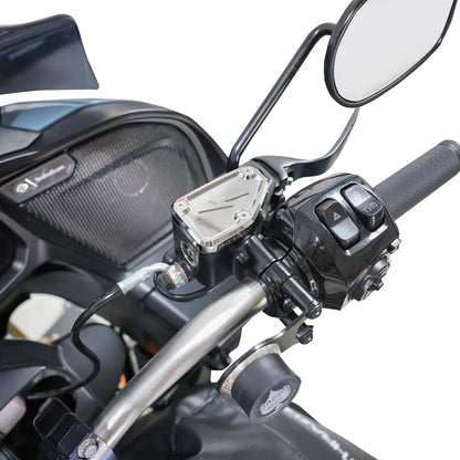 THRASHIN SUPPLY CO. – Forreste bremsevæskebeholder låg, Chrome (’24 Touring)