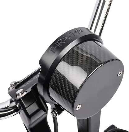 THRASHIN SUPPLY CO. – Speedometer Relocation Kit FXLRS – Carbon/Sort