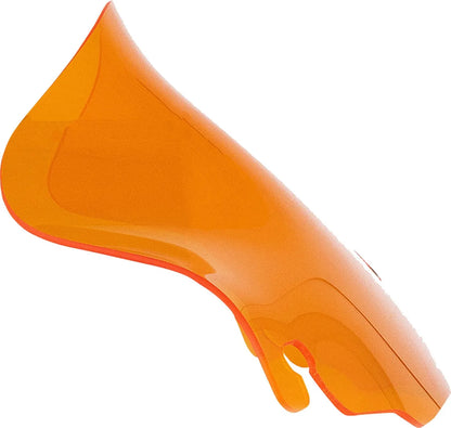 KLOCK WERKS FLH 1996–2013 Flare Windshield, 6.5" – Orange