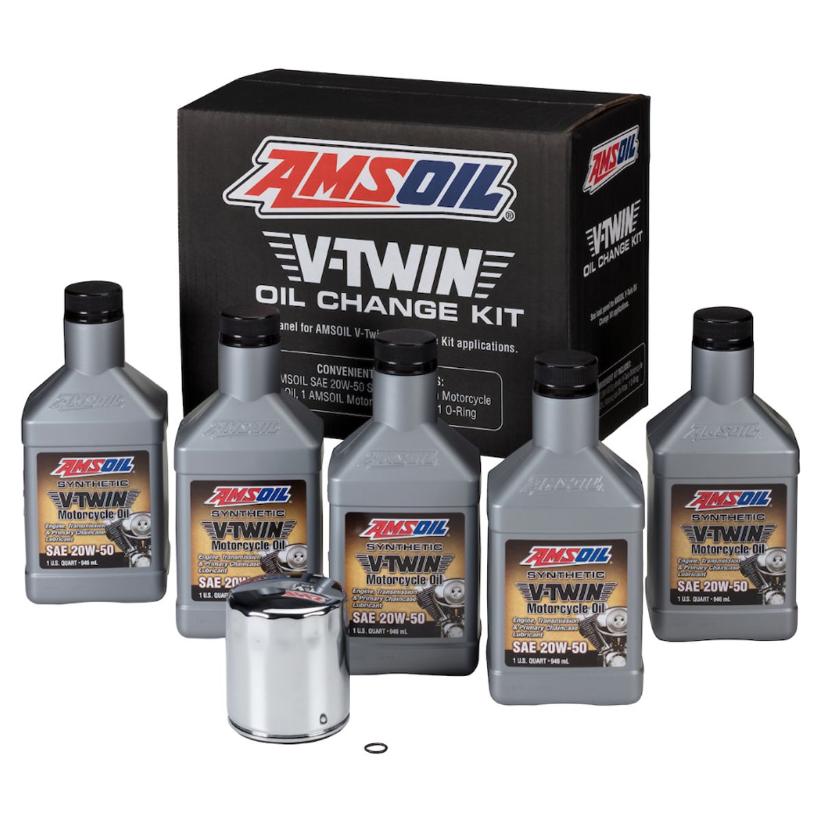 Amsoil V-Twin Olie Kit - HDMC - 2017-2025