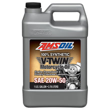 AMSOIL 20W-50 100% Syntetisk V-Twin Motorcykelolie 3,78 L