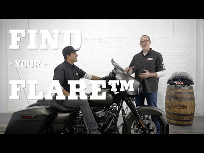 KLOCK WERKS FLTR 1998–2013 Flare Windshield, 12" ProTour – Dark Smoke